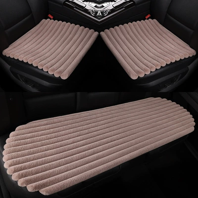 designed for winter use and featuring extra thi, Wool pad - bean-paste-color-three-piece-set