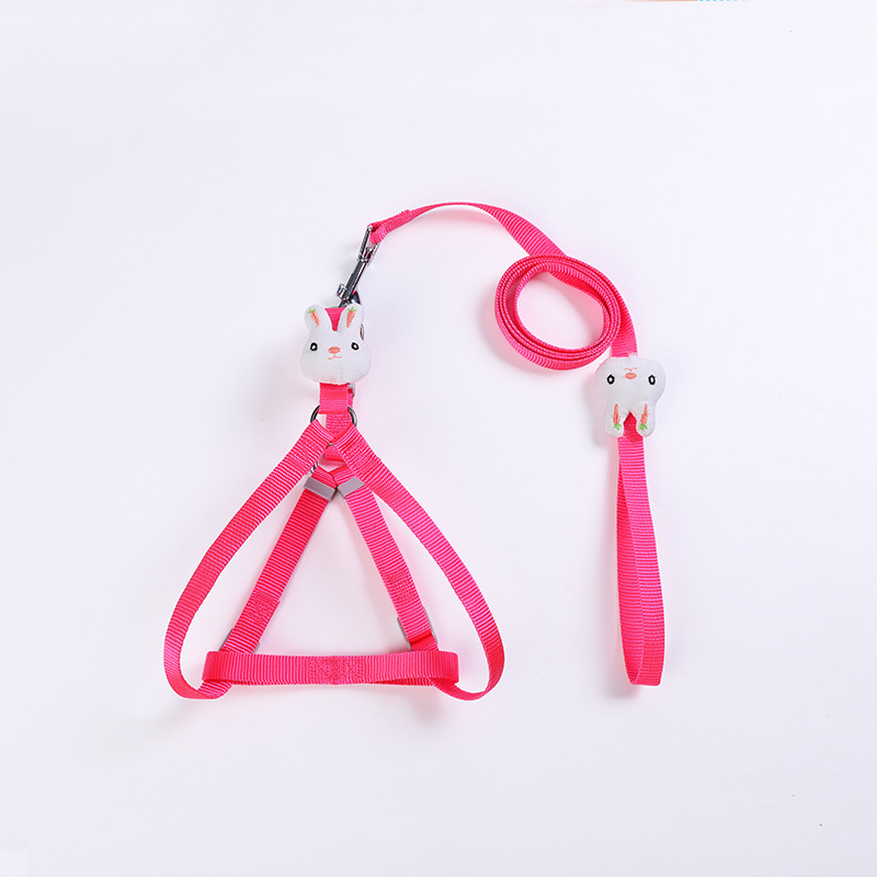 Cuerda de tracción para gatos, pecho y espalda en forma de Y, anti-liberación, salida, transpirable, gato paseando, perro retráctil, perro pequeño, linda cuerda para perro