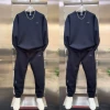 Blue sweatshirt, trousers, set