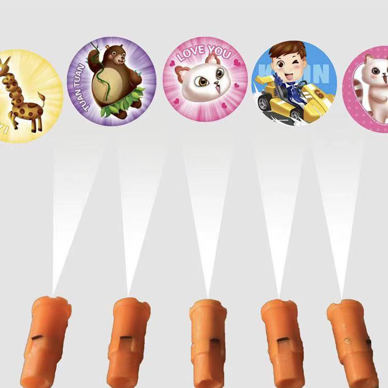 Tianshu slideshow children's projection flashlight shines reversal…