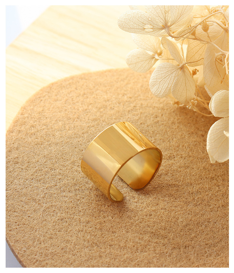 Marka French Ins Cool Style Exaggerated and Personalized Simple Opening Geometric Exaggerated Ring T