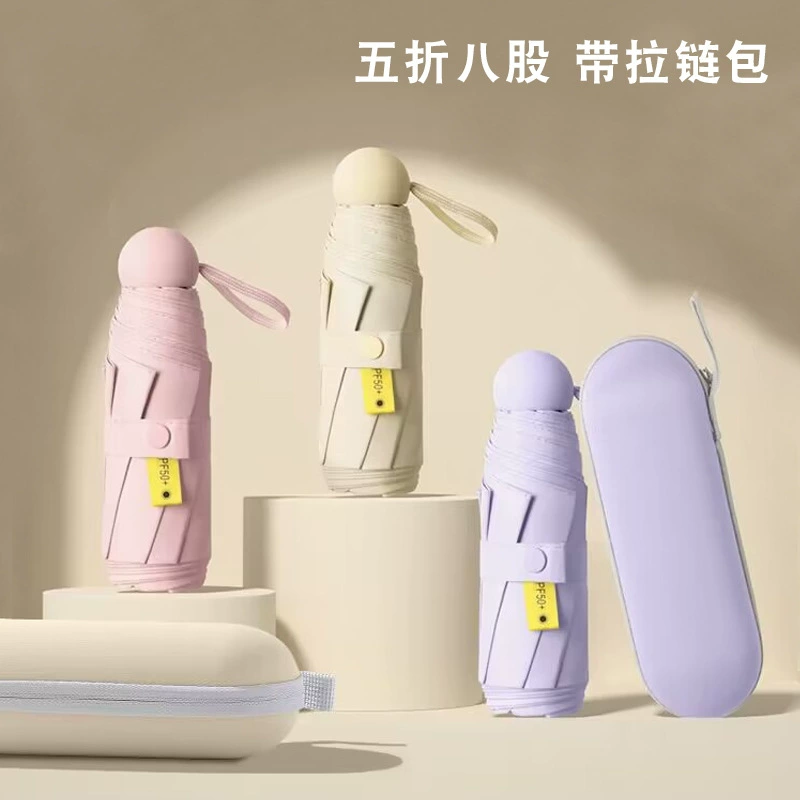 Capsule, umbrella solar-powered, sun protection, UF-protection, Birthday gift