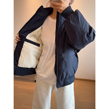 跨境美式飞 行员男秋冬季加厚外套短款衣小众夹棒球服百搭休百