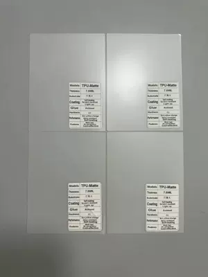 Car paint protective film, Plastic Seal UV/Scratch Protection - tpu-matte-75mil-152cm15m