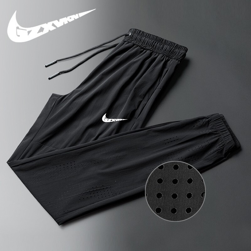 Cross-Border Ice Silk Quick-Dry Pants Men's Summer New Outdoor Breathable Sports Casual Pants Men's Large Size Elastic Air Conditioning Pants Cross-Border Ice Silk Quick-Dry Pants Men's Summer New Outdoor Breathable Sports Casual Pants Men's Large Size Elastic Air Conditioning Pants