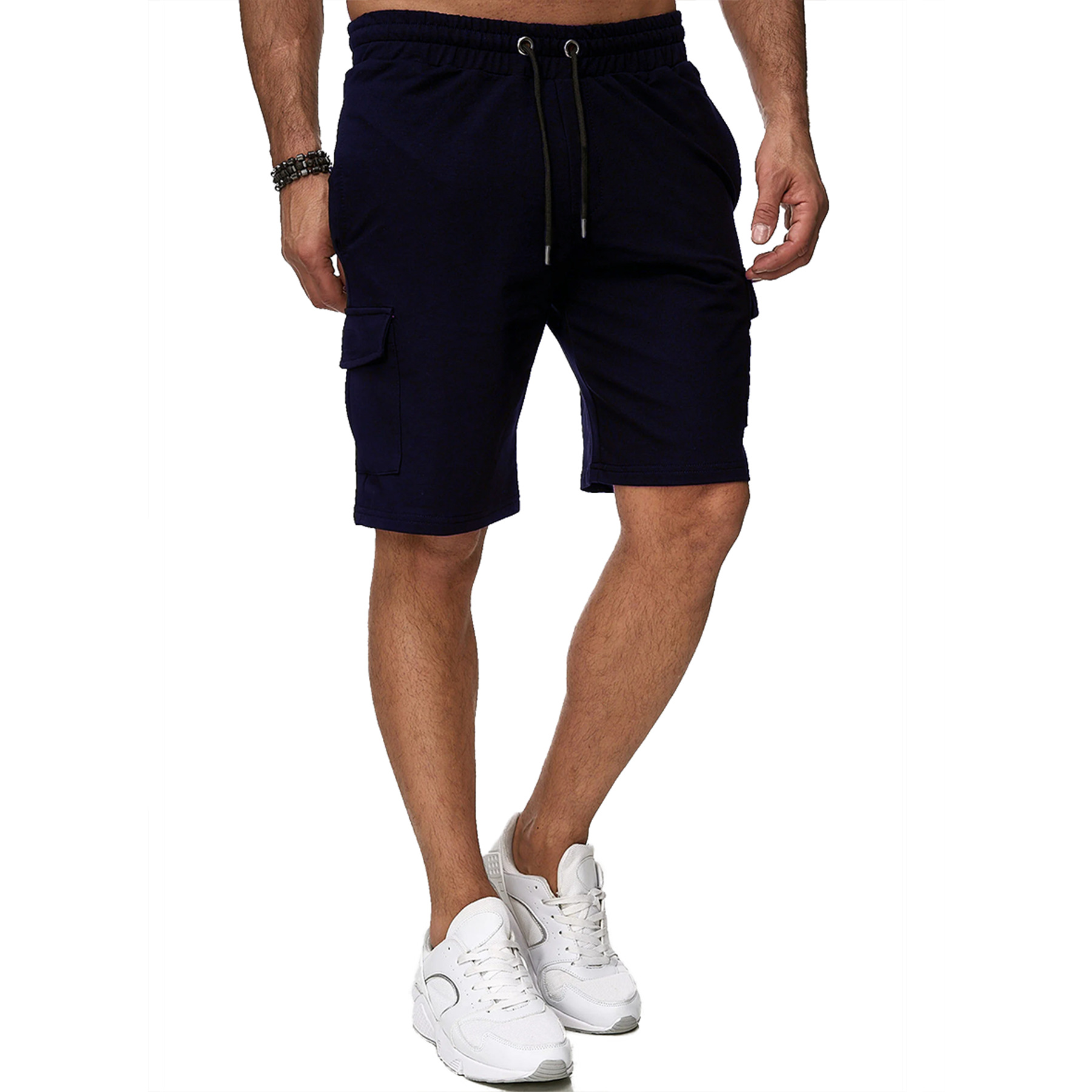 Men's Solid Color Sports Loose Men's Bottoms display picture 44