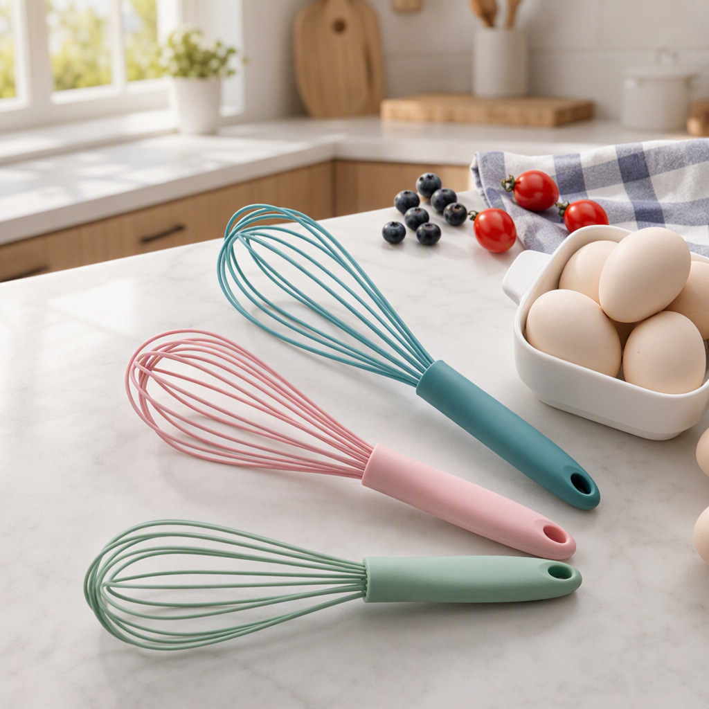 Batidor Manual de Huevos 10 Pulgadas para Cocina y Repostería image 1