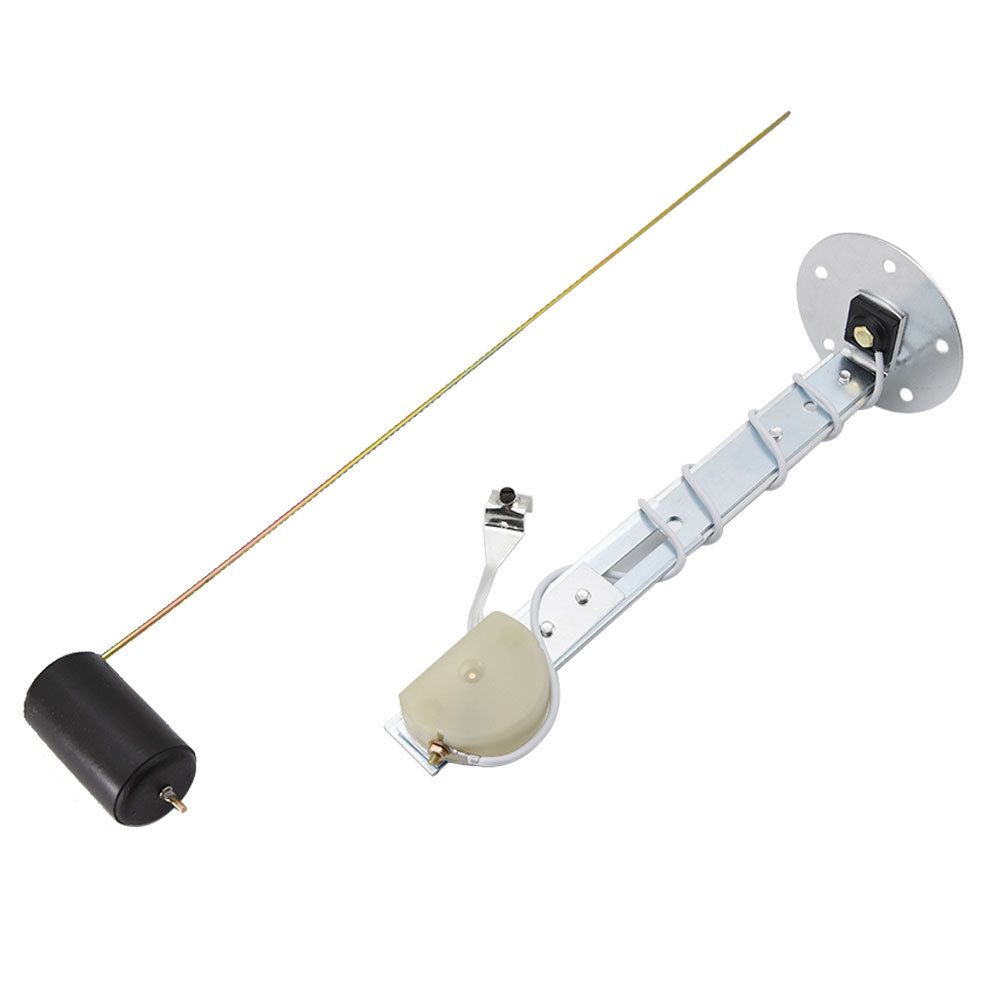 Modificación del coche 12V medidor de aceite universal 52mm negro superficie puntero medidor de nivel de aceite con flotador de aceite