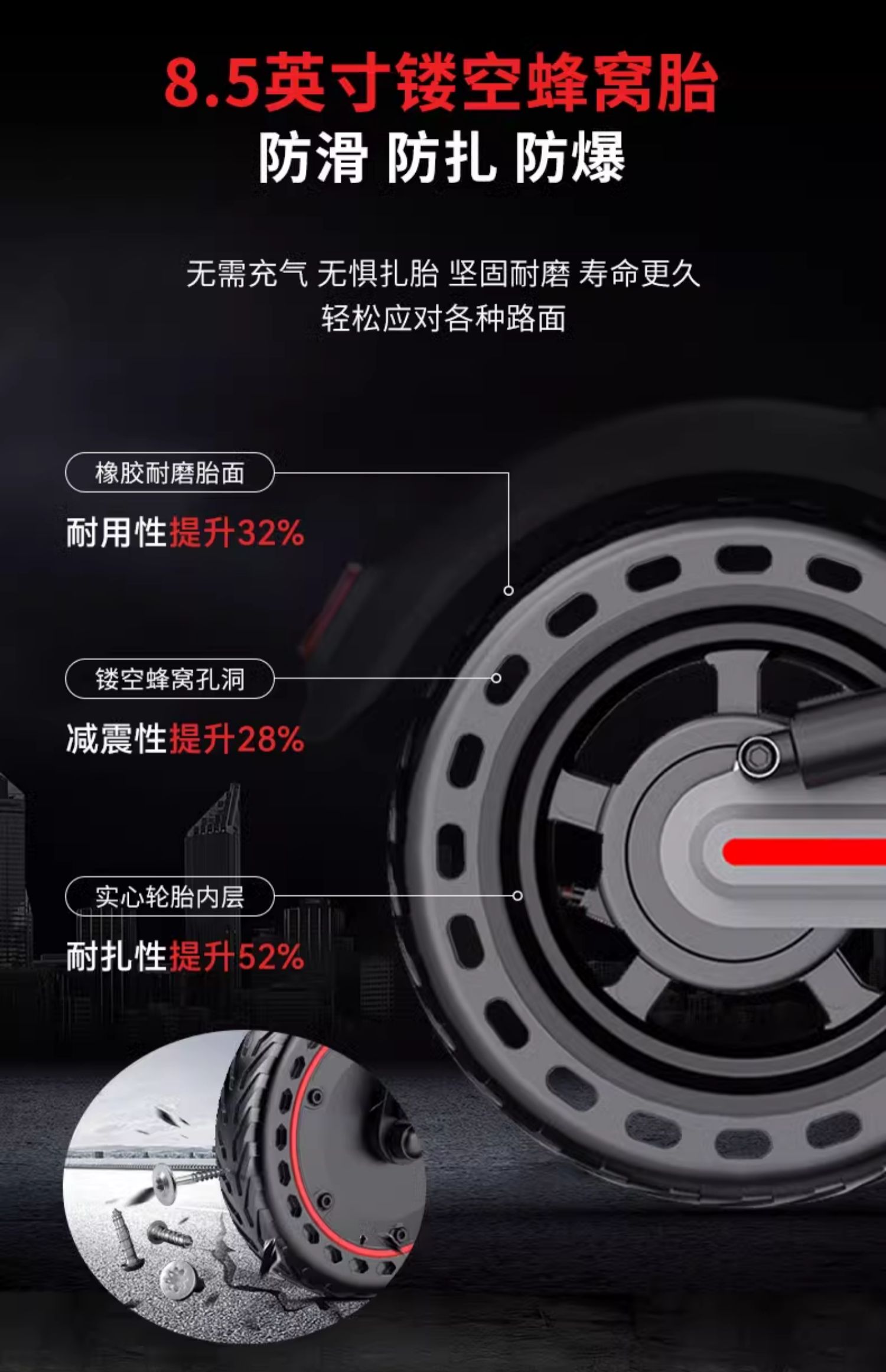 Electric Scooter Folding Electric Vehicle for Adults to Drive to Work, Women's Light and Small Commuting Portable Scooter