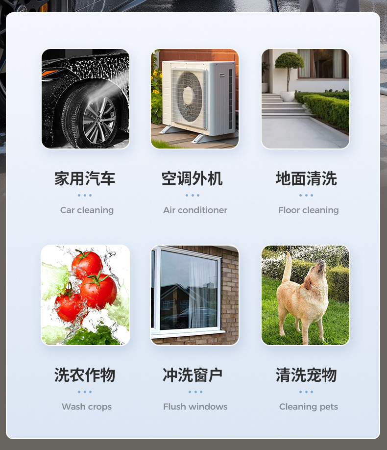 Cross-Border New Model Multifunctional Wireless Car Washing Machine, High-Pressure Water Gun, Storm Charging, High-Power Vacuum Cleaner
