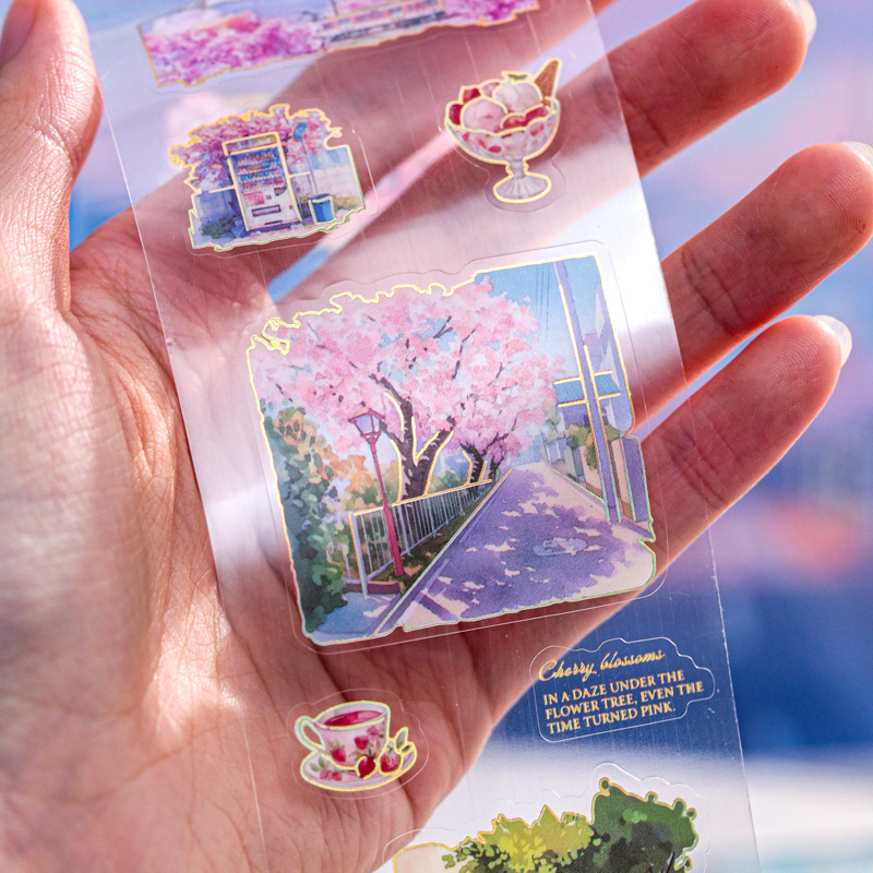 Sr. Paper Cinta de un solo rollo City Comic Tour Tema de la ciudad Cuenta manual Material de decoración de bricolaje Pegatinas decorativas