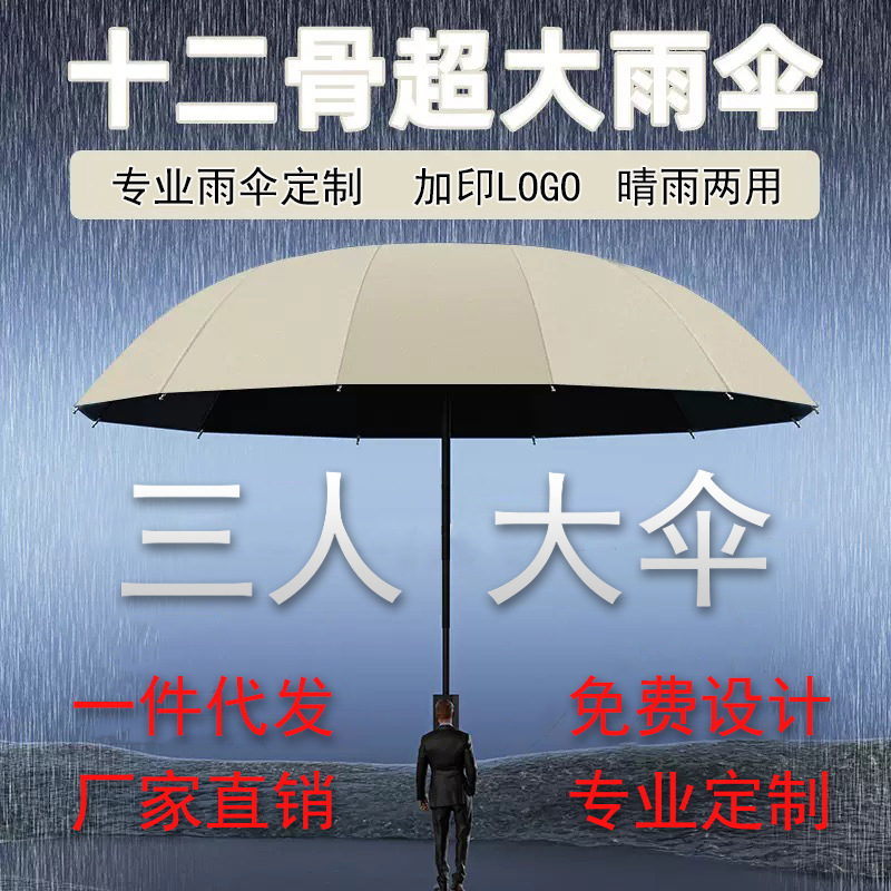 12骨手动雨伞批发加大号防晒遮阳伞晴雨两用折叠伞广告伞雨伞定制|undefined