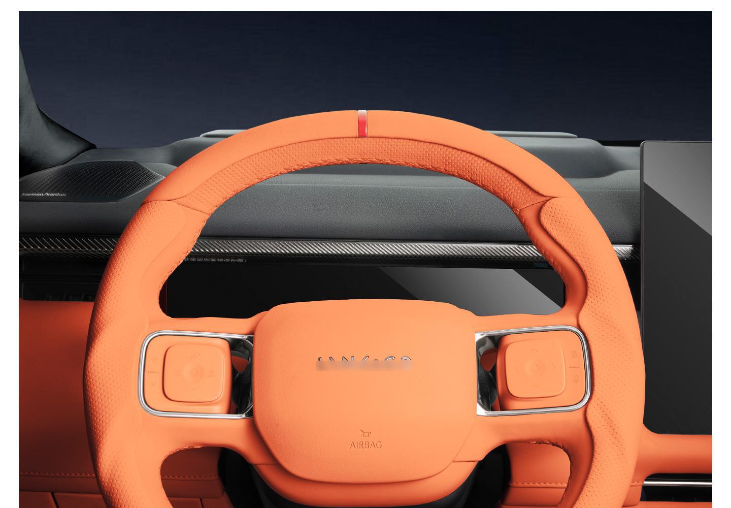 Suitable for Lynk & Co 900 Special Car Model, Three-Section Full-Cover Steering Wheel Cover, Car Handle Cover, Universal Accessory for All Seasons