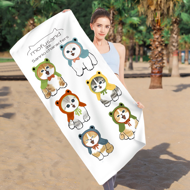 대외 무역 직송 비치 타월