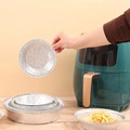 空气炸锅专用铝箔盘烧烤烘焙锡箔纸碗食品级铝箔盒跨境热销锡纸盒
