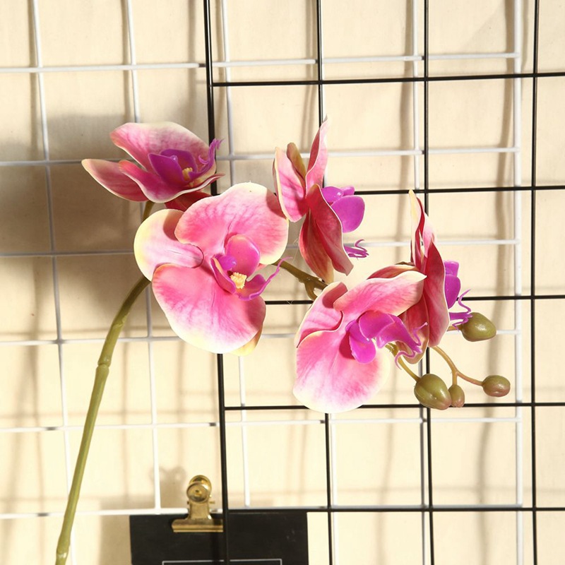 Film Phalaenopsis Artificial Flower Plant Landscape Wedding Decoration Wholesale Rose MW18905 
