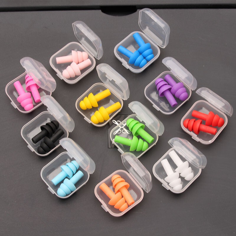Wireless Sound-proof Earplugs Noise-proof Sleeping Earplugs Silicone Christmas Tree Set Swimwear Adult Earplugs