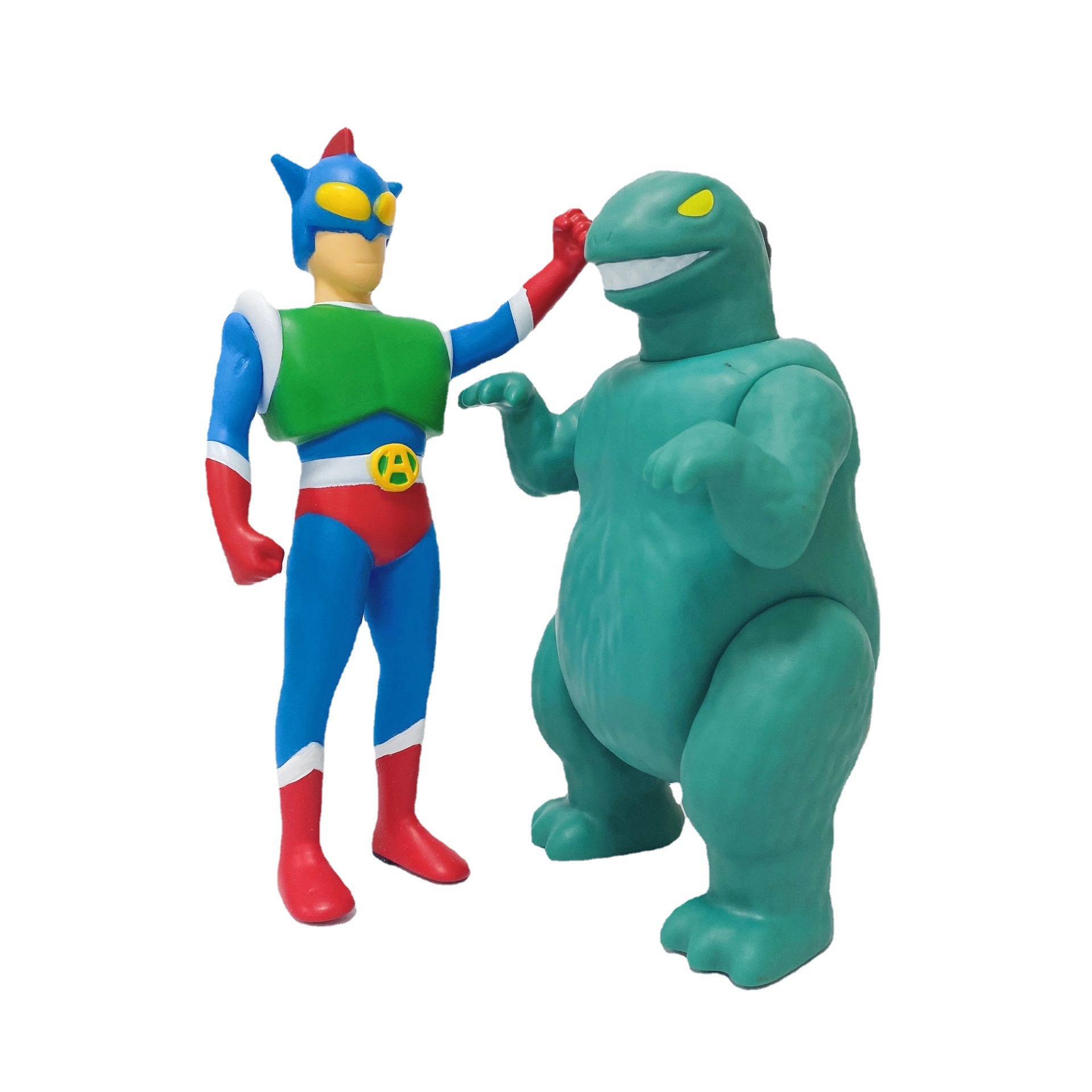 짱구 피규어 공룡 엉덩이 괴물 다이내믹 슈퍼맨 콘담 로봇 PVC 장난감 17cm