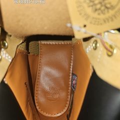 蒲田纯原天伯岚牛皮防水10061大黄靴蜂窝鞋垫男女情侣户外高帮鞋
