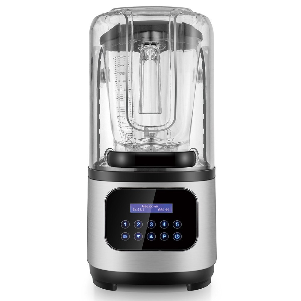 Licuadora Comercial Silenciosa con Cubierta 110V con Reducción de Ruido para Frutas y Verduras image 3