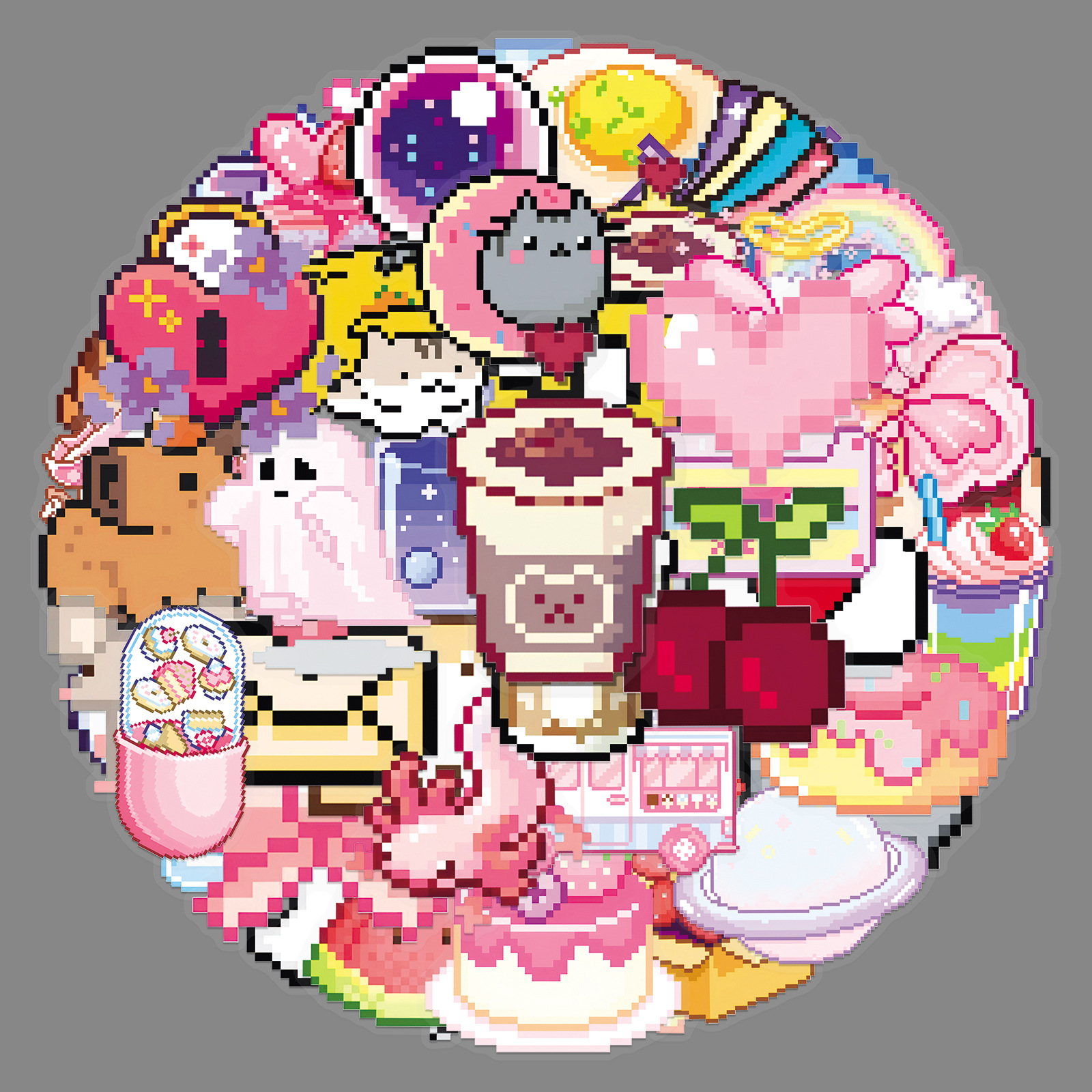 transparent cartoon cute sticker