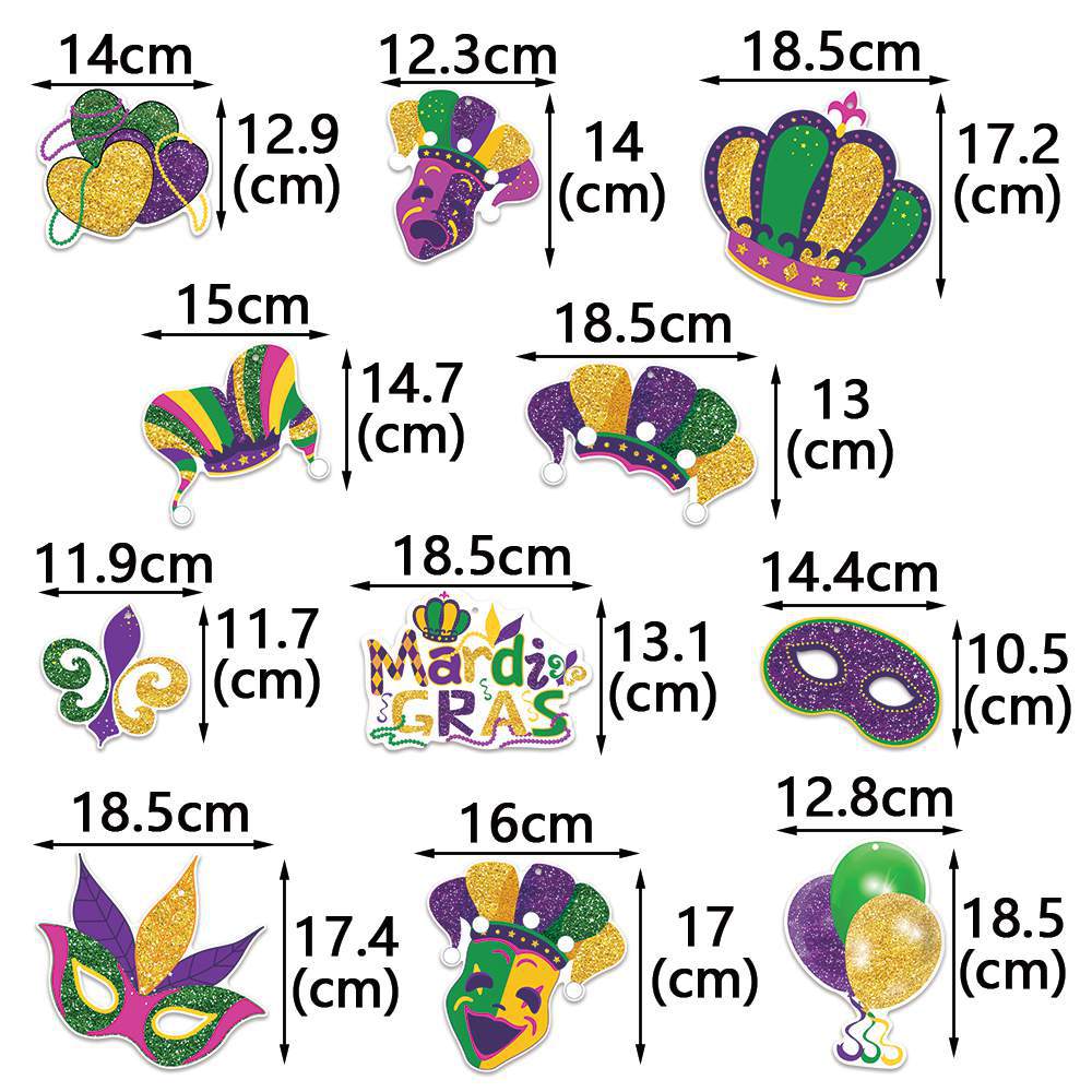 Amazonas Brasil carnaval decoración de la fiesta Mardi Gras máscara de carnaval colgante colgante decoración