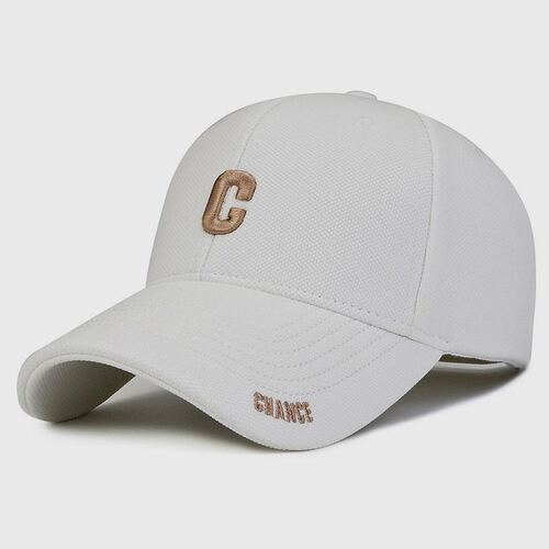 Small C Embroidered Trend Hat for Men and Women  New Embroidered Letter Baseball Cap Sun Hat Men's Duckbill Hat