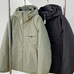 台州鸟家同款Macai买菜羽绒服90白鸭绒男女同款防水冲锋衣