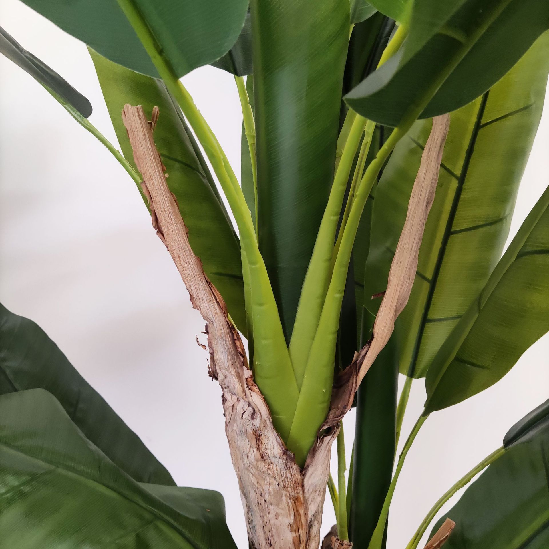 Indoor soft simulation banana tree large green plant Banana leaf fallen pot plant arrangement decorative plant pot landscape