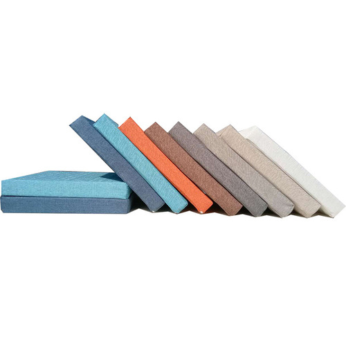 High-density sponge seat cushion thickened office solid wood linen sofa window sill bay window heightening cushion square