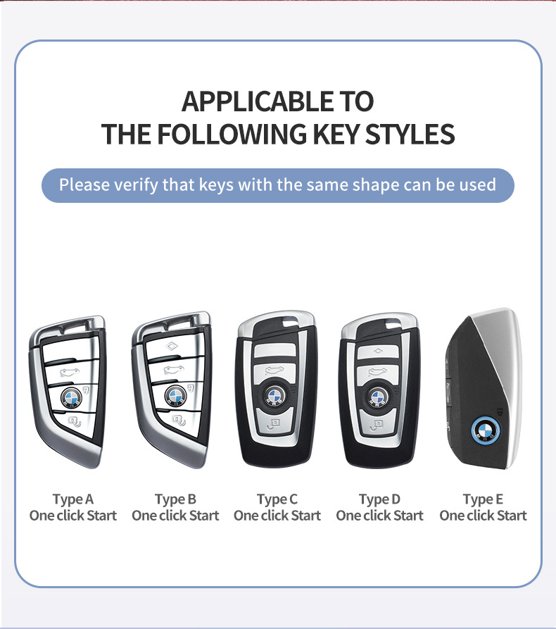 Suitable for Bmw Key Cover 5 Series 3 Series 7 Series 1 Series X2 X3 X4 X5 X6 X7 Blade 530 Shell 525 All-Inclusive