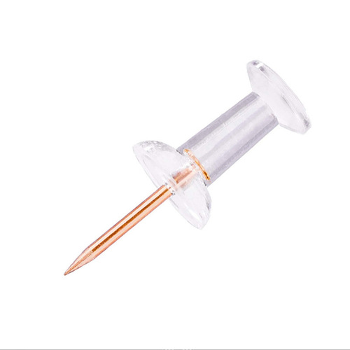 Amazon's best-selling transparent rose gold I-shaped nail, transparent map nail, fixed pin, push pin, cross-border shipping