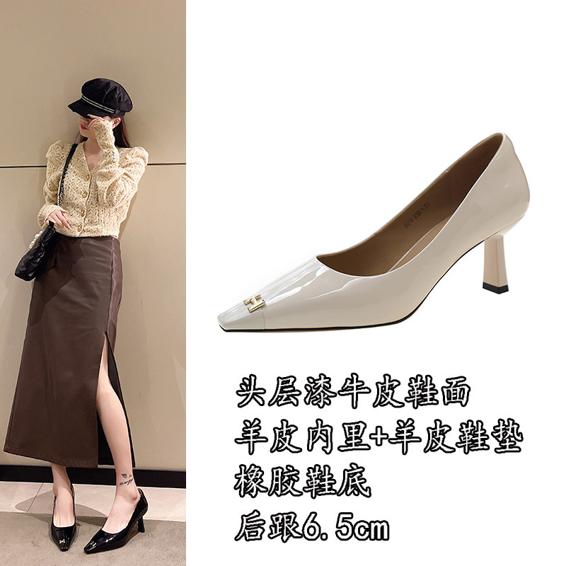 Pointed-Toe High-Heeled Shoes for Women 2026 Summer New Style French Light Luxury Stiletto Fashion Pointed-Toe High-Heeled Shoes for Women 2026 Summer New Style French Light Luxury Stiletto Fashion