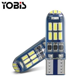 Youbisi car LED reading light T10 4014 15SMD silicone highlight width light license plate light car light