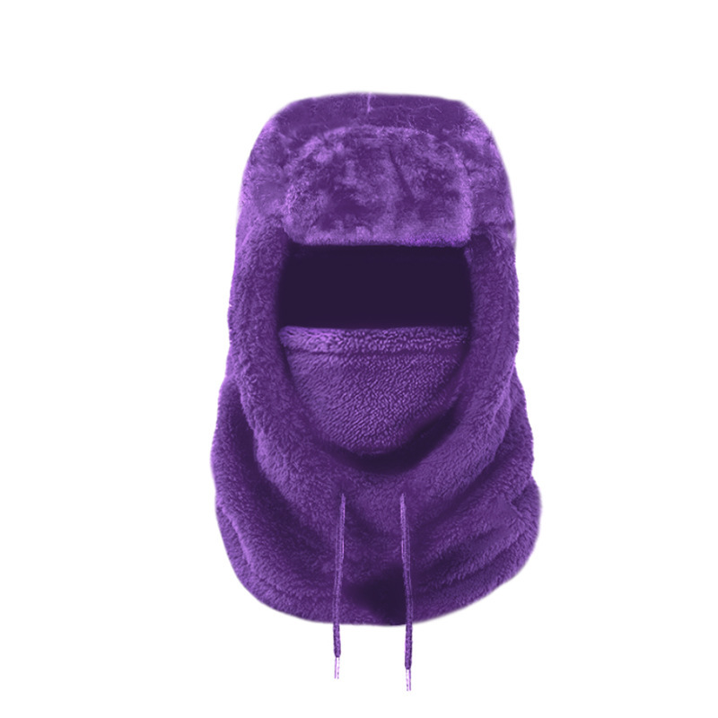 Europa y los Estados Unidos de peluche calentamiento protector de orejas de cuello en invierno máscara de esquí grueso sombrero antiviento para hombres y mujeres