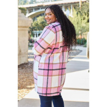 F 79600 Plaid Flannel Button Shirt Jacket ���ӷ����޳�������