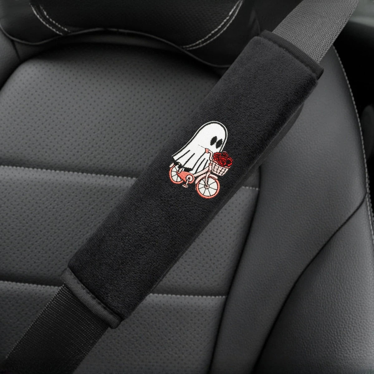 Car Seat Belt Protector Halloween Shoulder Cover Car Seat Belt Interior Supplies Protective Cover