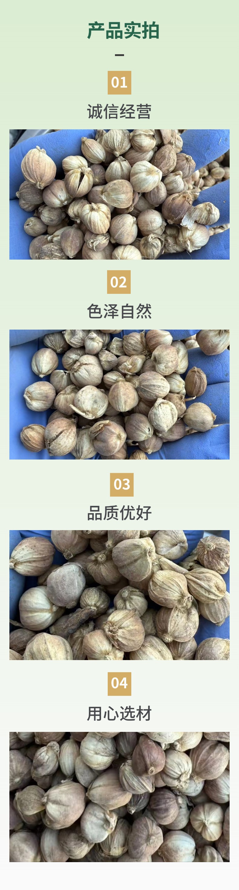 Dried White Cardamom Whole Spice Bai Kou 500g for Hot Pot Broth and Braised Dishes specifications