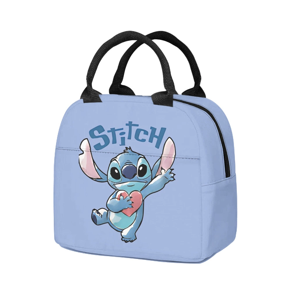 Ланч-баг Stitch: термоизолированная сумка для обеда, с алюминиевой фольгой, для школы и офиса