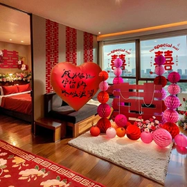 喜字;场地布置道具;对联/春联