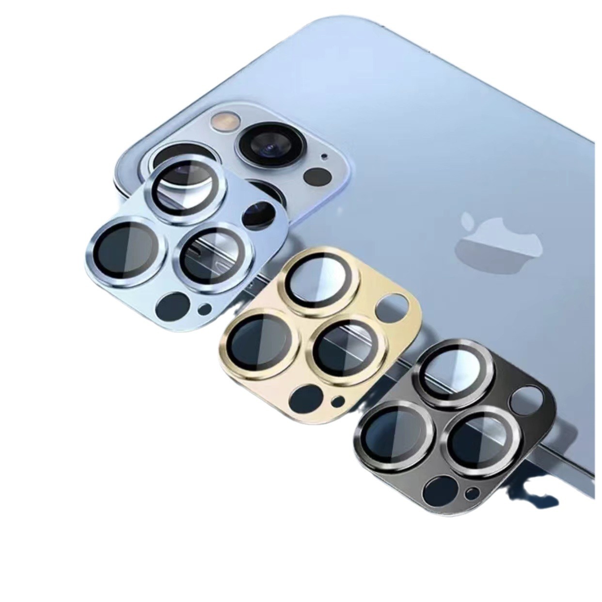 Aplicable Apple 16pro película de lente templada 11 piezas armadura metal iPhone15pro película de lente todo incluido