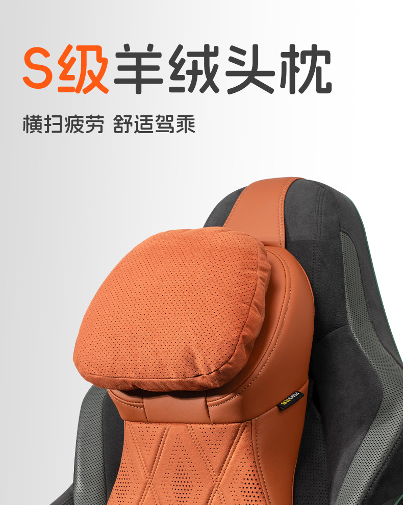 Febo Vanbang Car Headrest Is Suitable for Mercedes-Benz, Maybach, Bmw, and Tesla Neck Support Pillows and Lumbar Support Car Accessories