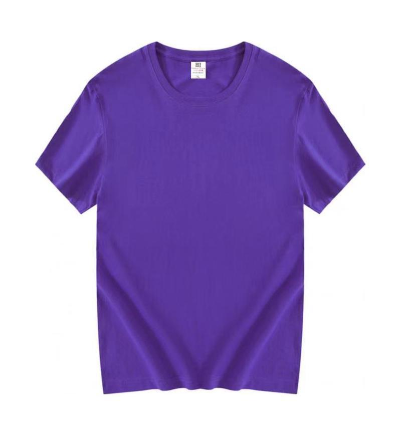 Tiger 180G peinado algodón de cuello redondo T-shirt de manga corta impresión de verano coreano ropa de trabajo de hombres y mujeres camisa publicitaria personalizada