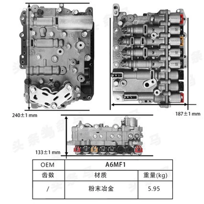 A6Mf1A6Mf2A6Lf1A6Lf2A6Lf3 Valve Body Is Avtomobil və motosiklet məhsulları istehsal avadan