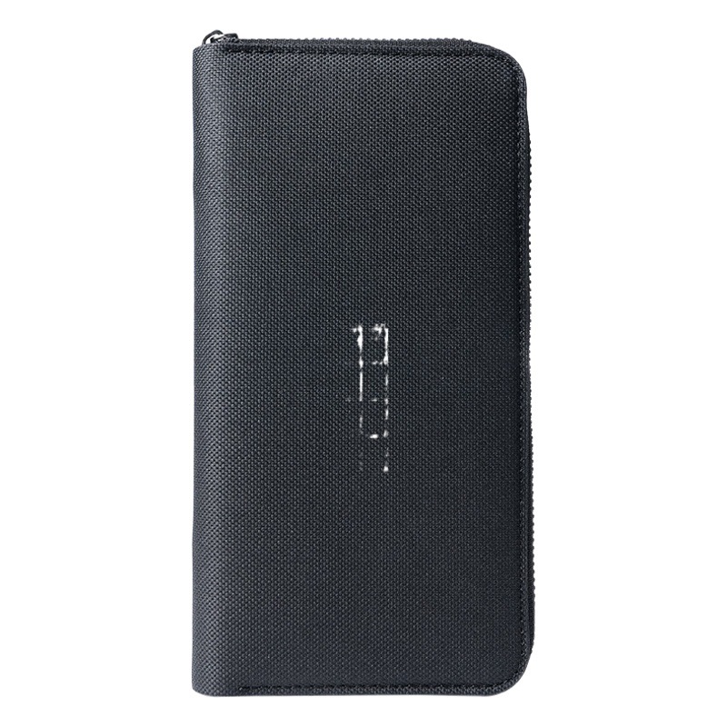 New Men's Long Zipper Wallet Large Capacity Multi-Card Business Canvas Hand Wallet