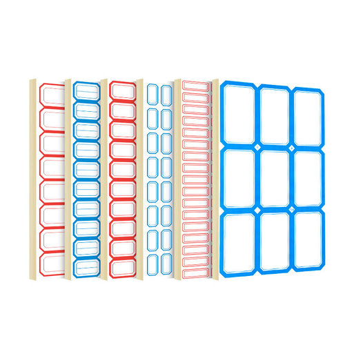 Self-adhesive paper label stickers classification labels 50 price stickers handwritten self-adhesive small labels