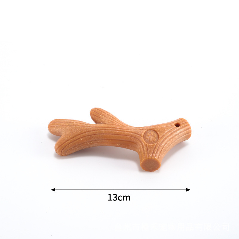跨境宠物狗狗用品耐咬木塑小狗解闷洁齿玩具中小型犬互动磨牙骨棒|undefined