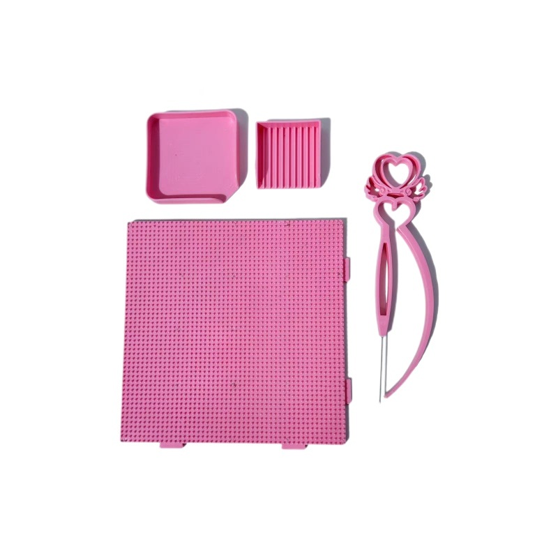 Rosado lindo conjunto auxiliar de frijol de fusión de 2.6mm frijol de frijol infantil lindo material paquete material accesorios