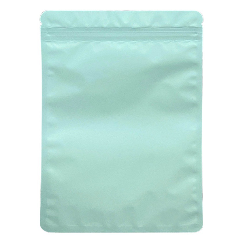 Bolsa de papel de aluminio esmerilado de color de alta apariencia multifuncional color Iris láser ziplock bolsa de gran capacidad bolsa de embalaje sellada