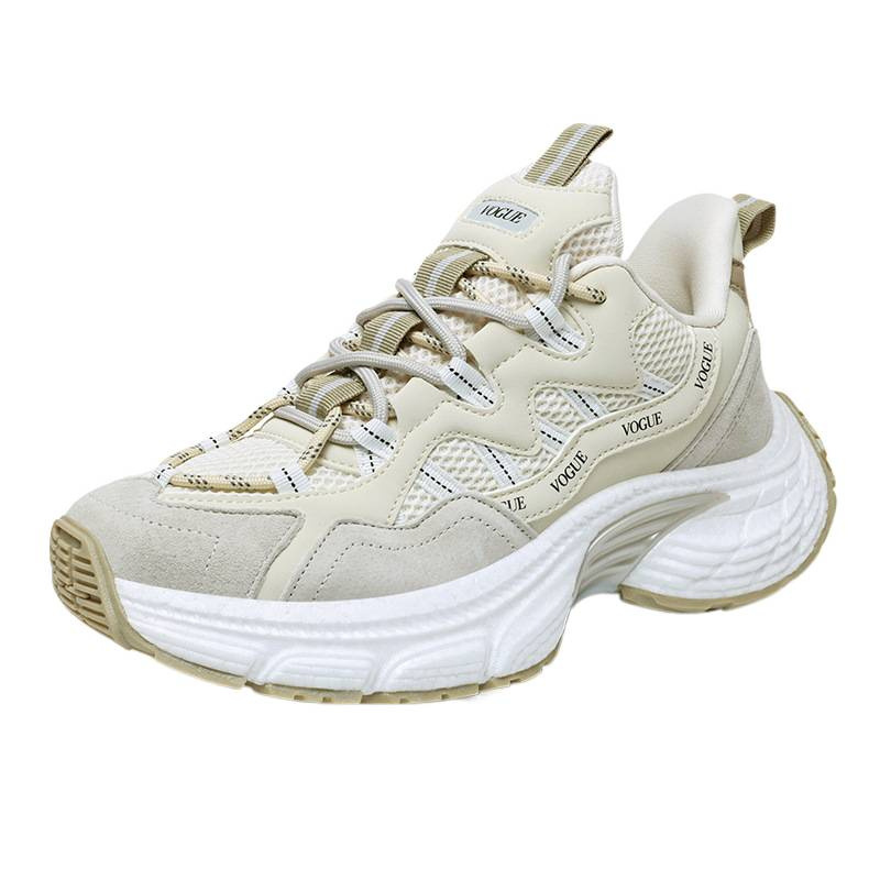 Zapatos deportivos de estilo coreano, zapatos de moda, zapatos de moda retro para hombres, zapatos casuales de aumento de altura.